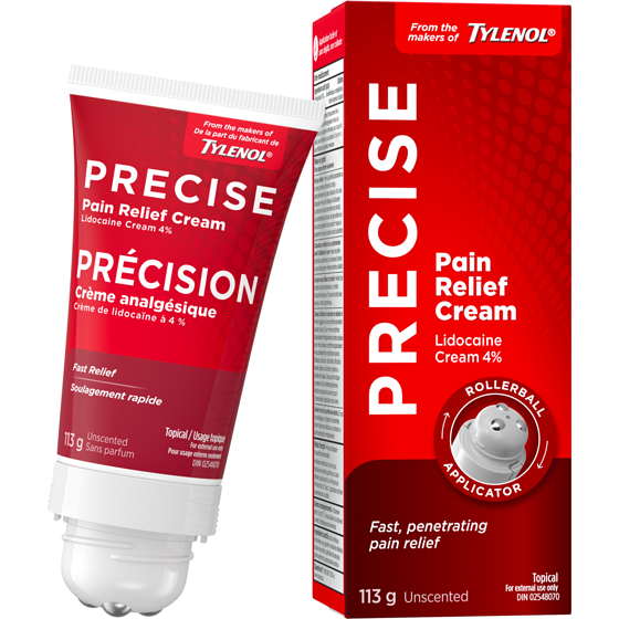 Tylenol Precise Pain Relief Cream 113 g, $17.69/100g