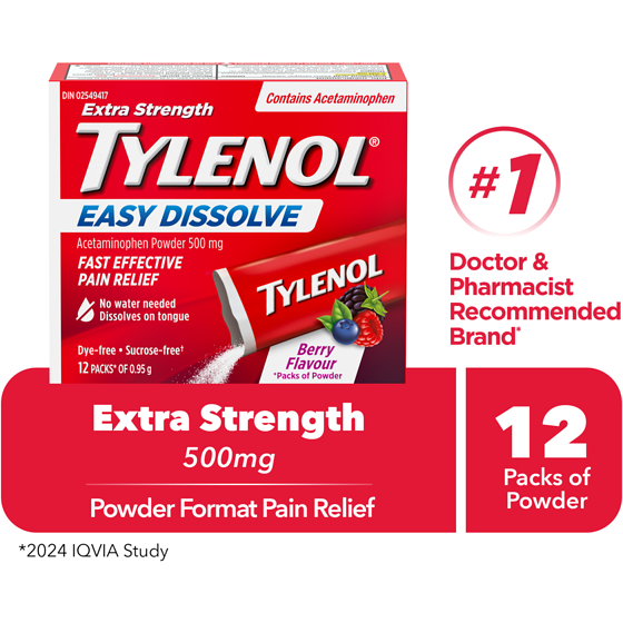 Tylenol Extra Strength Easy Dissolve 12 ea, $0.83/1ea