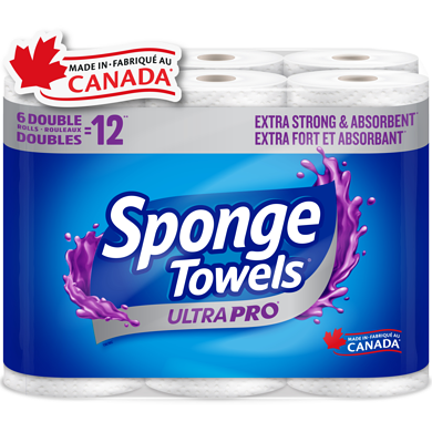 SpongeTowels Double Rolls 2 Ply 6 ea, $2.33/1ea