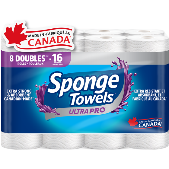 SpongeTowels Doubles Rolls 2 Ply 8 ea, $3.87/1ea