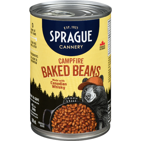 Sprague Baked Beans Campfire 398 ml, $0.70/100ml