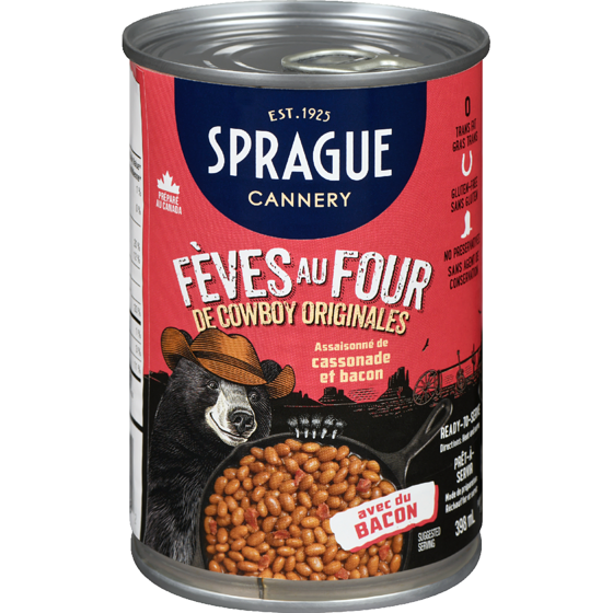 Sprague Féves au four de cowboy originales 398 ml, 0,63 $/100ml
