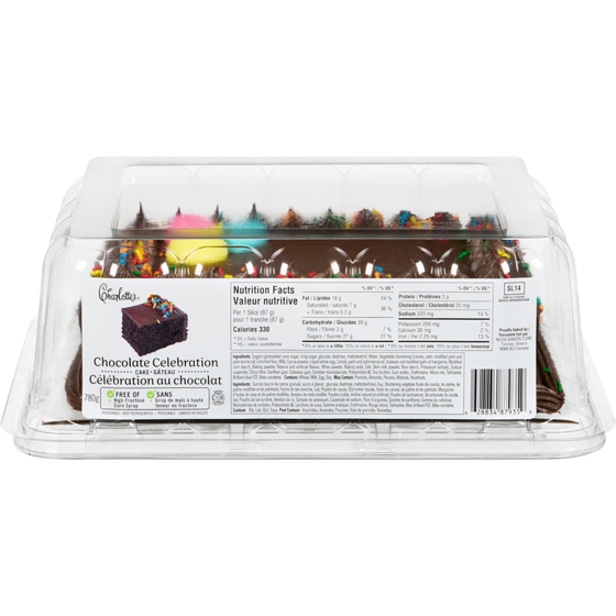 Charlotte's Chocolate Celebration Cake 760 g, $2.89/100g