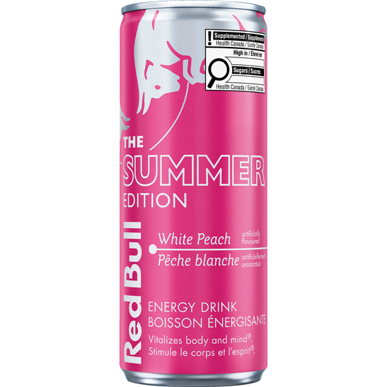 Red Bull The Summer Edition Energy Drink White Peach 250 ml, $1.20/100ml