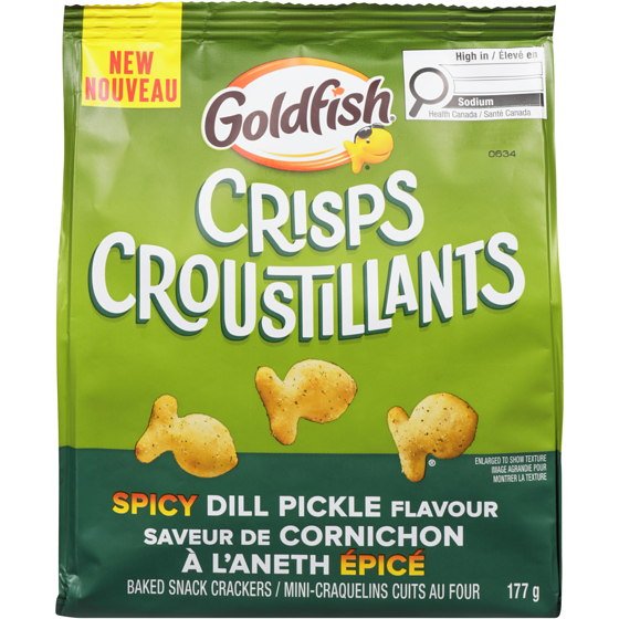 Pepperidge Farm Baked Snack Crackers Spicy Dill Pickle Flavour 177 g, $1.97/100g