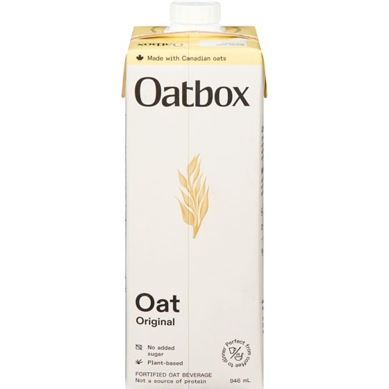Oatbox Fortified Oat Beverage Original 946 ml, $0.42/100ml