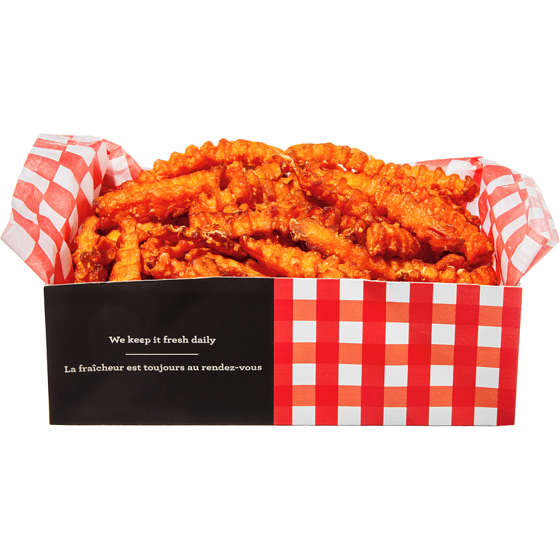 null Frites de patates douces, petites (Disponible après 11h) 255 g, 1,57 $/100g