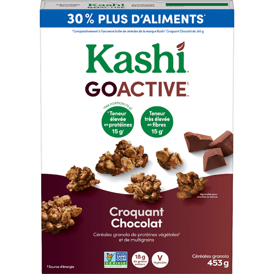 Kashi Céréales granola croquant chocolat 453 g, 2,09 $/100g