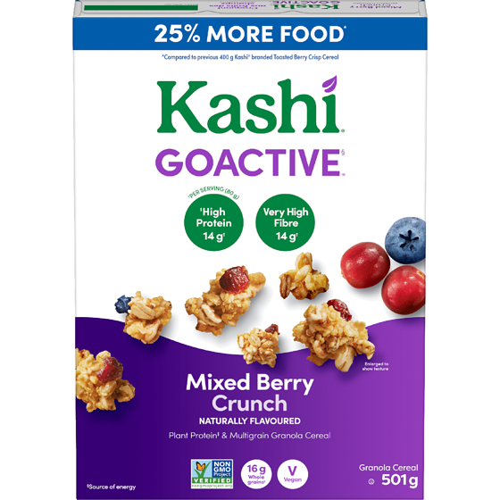 Kashi Granola Cereal Mixed Berry Crunch 501 g, $1.40/100g