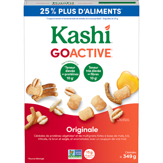 Kashi Goactive Céréales originale 349 g, 2,72 $/100g