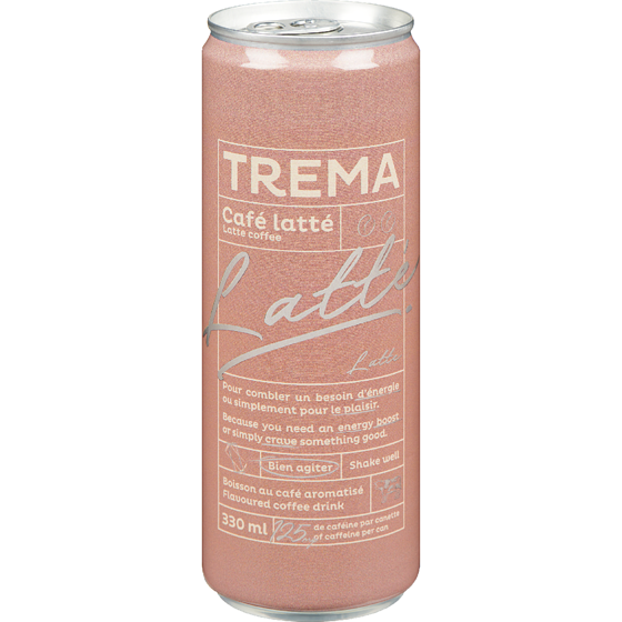 Trema Flavoured Coffee Drink Latte Coffee 330 ml, $1.21/100ml