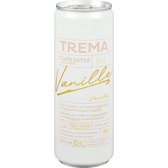 Trema Flavoured Coffee Drink Latte Coffee Vanilla 330 ml, $1.21/100ml
