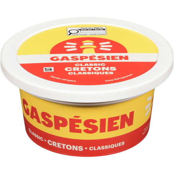 Gaspésien Cretons classiques 300 g, 2,50 $/100g