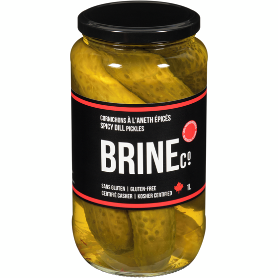 Brine Spicy Dill Pickles 1 l, $0.60/100ml