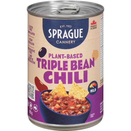 Sprague Vegan Meal Complement Triple Bean Chili 398 ml, $0.88/100ml
