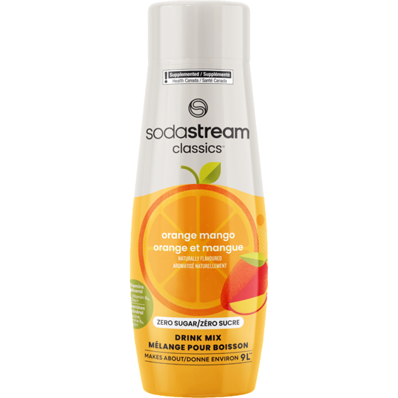 sodastream Classics Orange Mango Zero Sugar Drink Mix 1 ea, $8.00/1ea