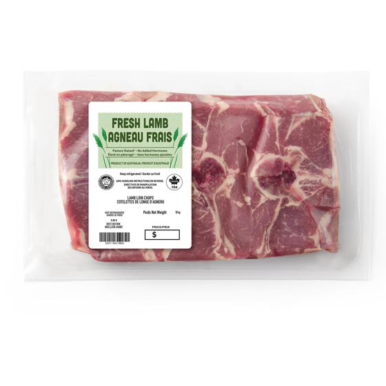 null Côtelettes de longe d'agneau australiennes 29,30 $/1kg 13,29 $/1lb