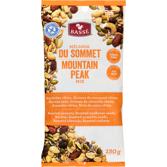 Basse Mountain Peak Mix 130 g, $1.92/100g
