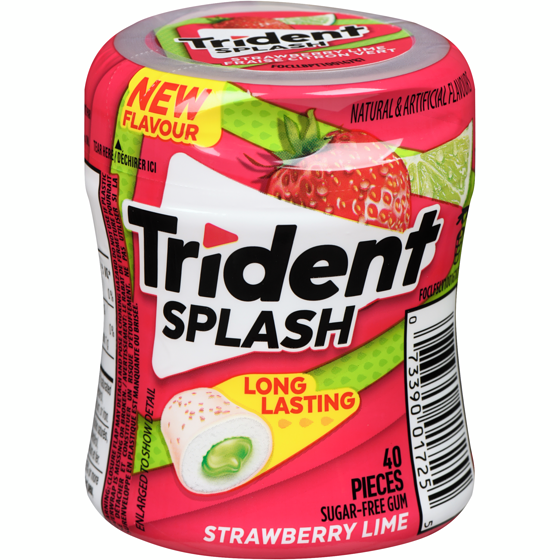 TRIDENT Sugar-Free Gum Strawberry Lime 40 ea, $0.14/1ea