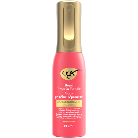Ogx Bond Protein Repair 230°C Heat Protect Spray 193 ml, $5.95/100ml