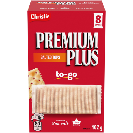 Premium PREMIUM PLUS TO- GO SALTED, Crackers, Soda Cracker, Snack 402 g, $1.37/100g