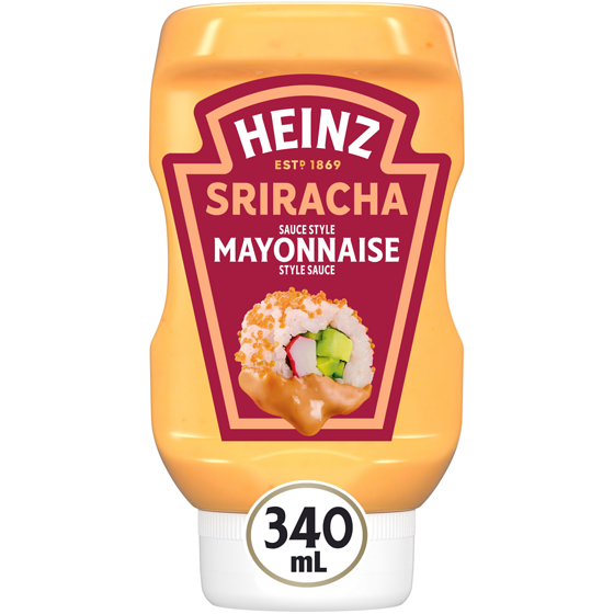 Heinz Sriracha Mayonnaise Style Sauce 340 ml, $1.32/100ml
