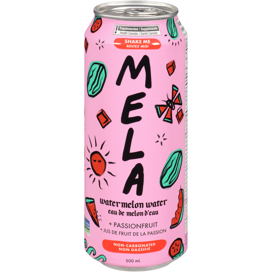 MELA Watermelon Water + Passionfruit 500 ml, $0.66/100ml