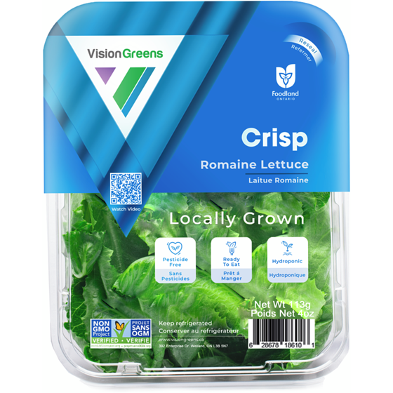 Vision Greens VisionGreens Crisp Romaine Lettuce 113 g, $5.31/100g
