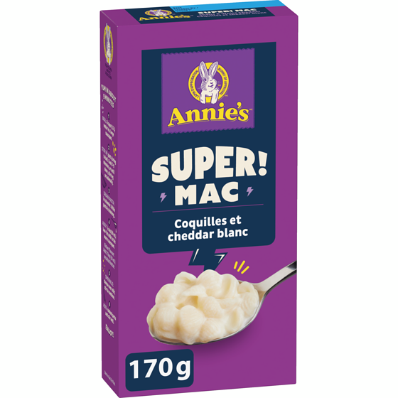 Annie's Super! Mac ,Coquilles et Cheddar Blanc 170 g, 2,64 $/100g