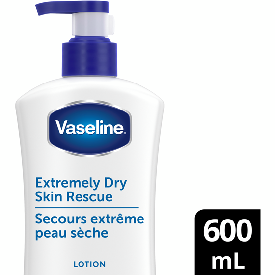 Vaseline Lotion Réparatrice Peaux Très Sèches 600 ml, 2,33 $/100ml