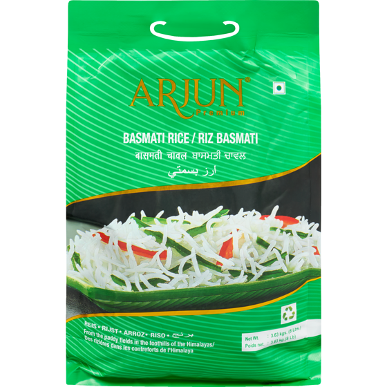 Arjun Rice Basmati 3.63 kg, $0.39/100g