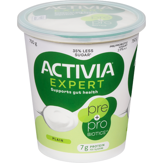 Activia Expert Yogurt, Pre & Probiotics, Plain 750 g, $1.00/100g