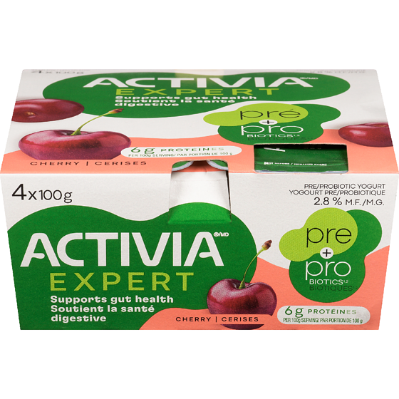 Activia Expert Yogurt, Pre & Probiotics, Cherry 100 g, $3.99/100g
