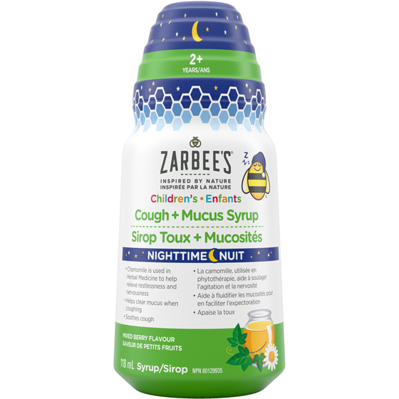 ZARBEE'S Children's Nighttime Cough + Mucus Syrup 118 ml, $10.16/100ml