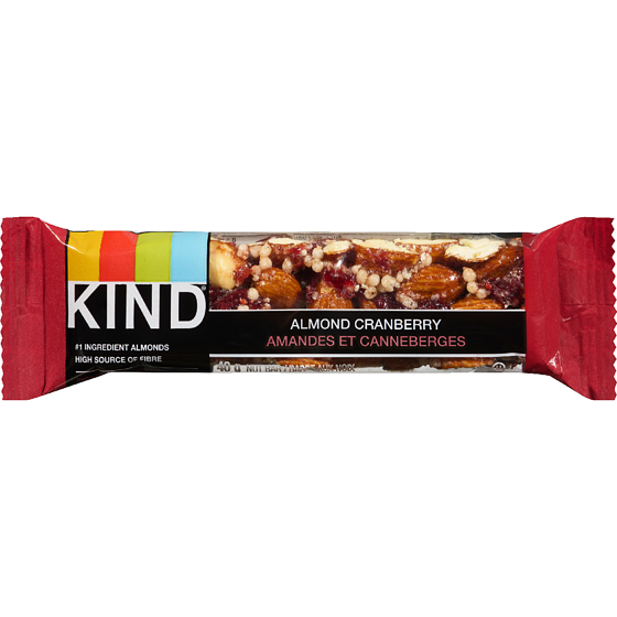 Kind bar Nut Bar Almond Cranberry 40 g, $6.23/100g