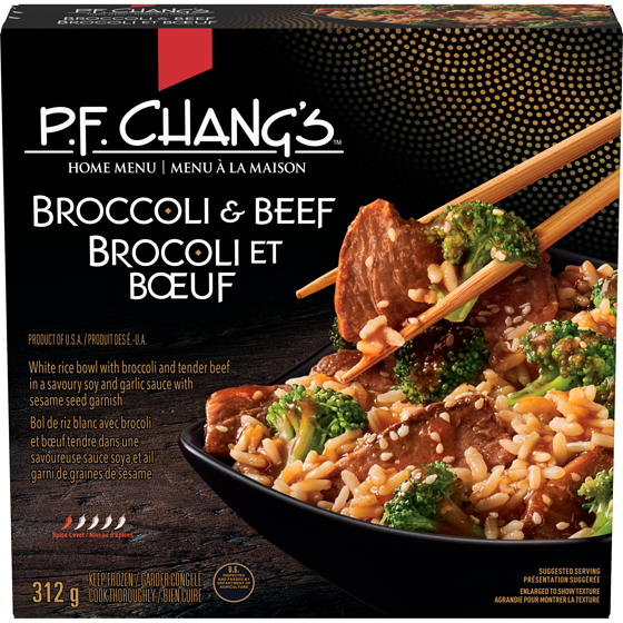P.F. Chang's Home Menu, Broccoli & Beef 312 g, $2.56/100g