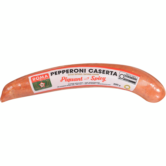 Roma Pepperoni caserta piquant 200 g, 2,25 $/100g