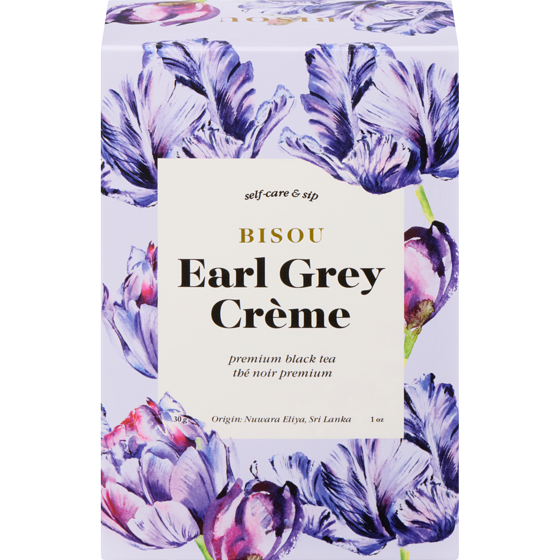 BISOU Premium Black Tea Earl Grey Crème 30 g, $43.30/100g