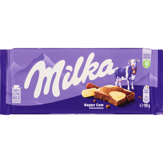 Milka Happy Cow 90 g, $4.21/100g