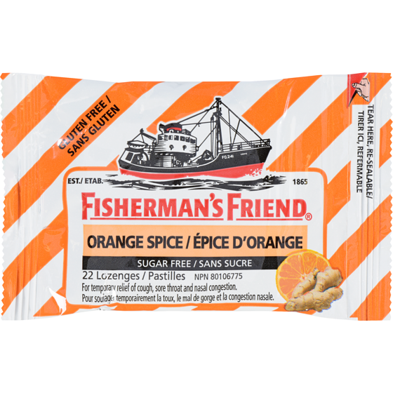 Fisherman's Friend Lozenges Orange Spice Sugar Free 22 ea, $0.14/1ea