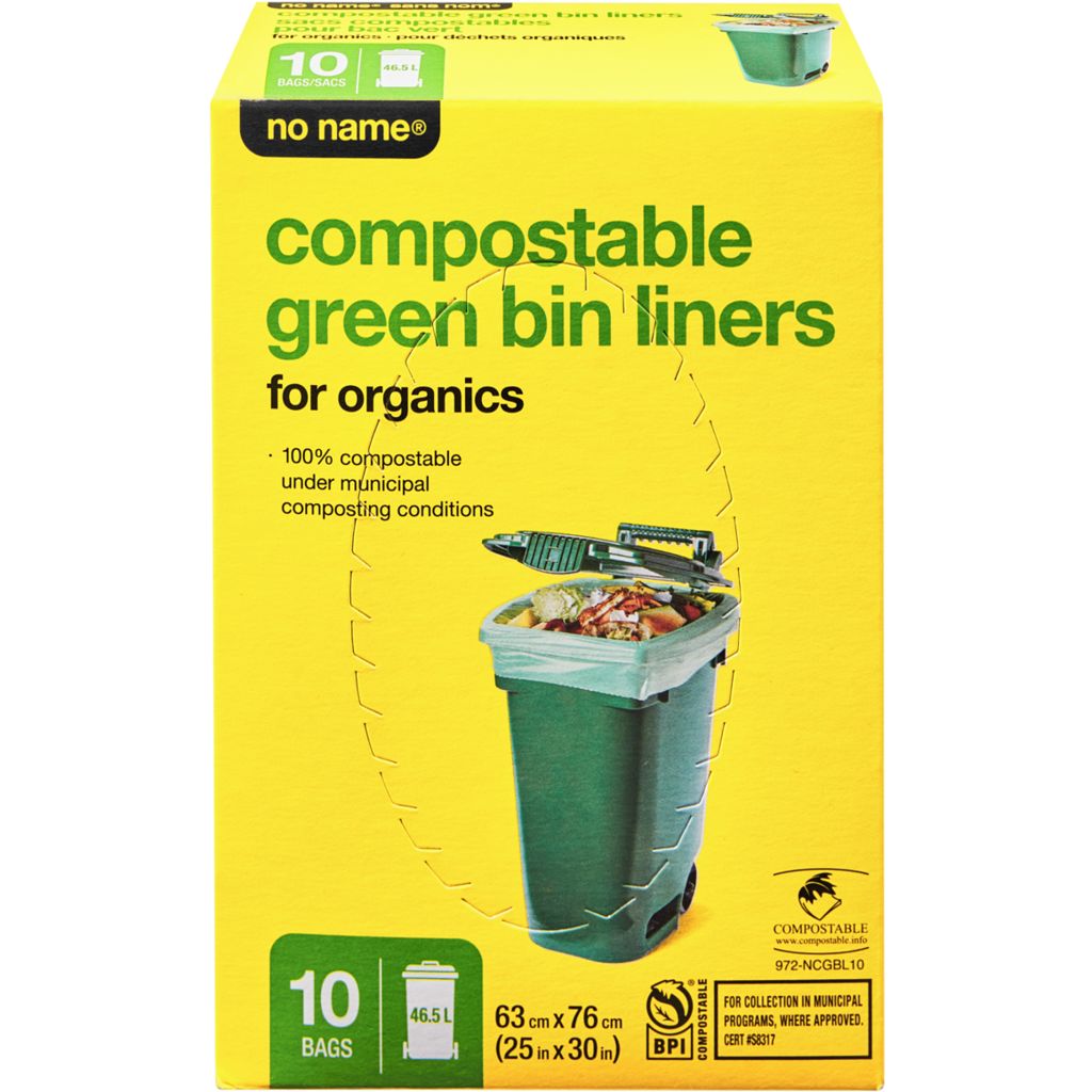 Green Bin Compostable Liner No Frills Online