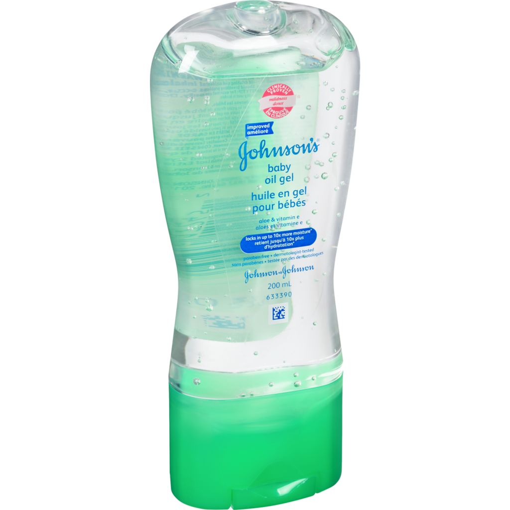 johnson's aloe & vitamin e oil gel