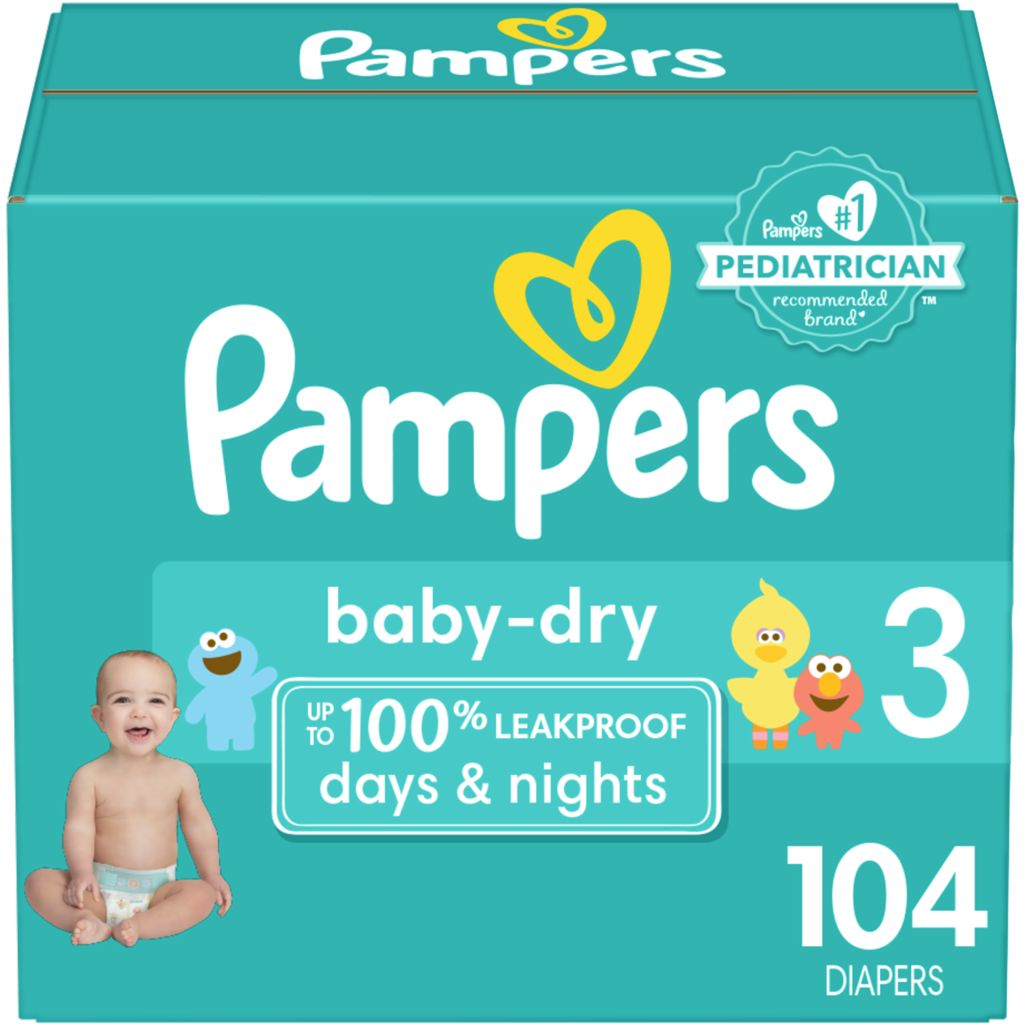 pampers baby dry diapers size 3