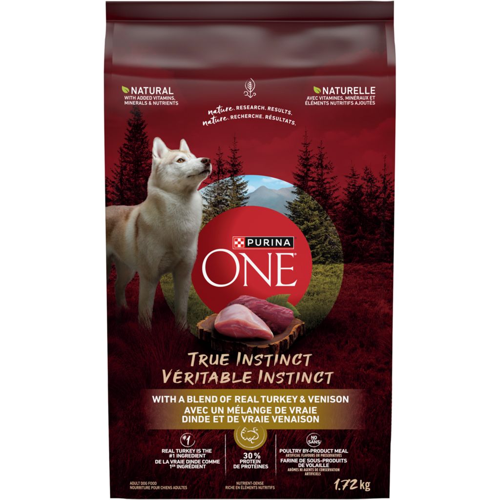 purina one smartblend true instinct natural with real turkey & venison adult dry dog food