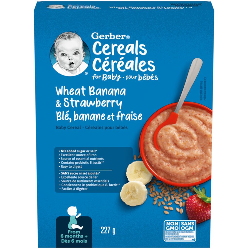 gerber strawberry banana oatmeal