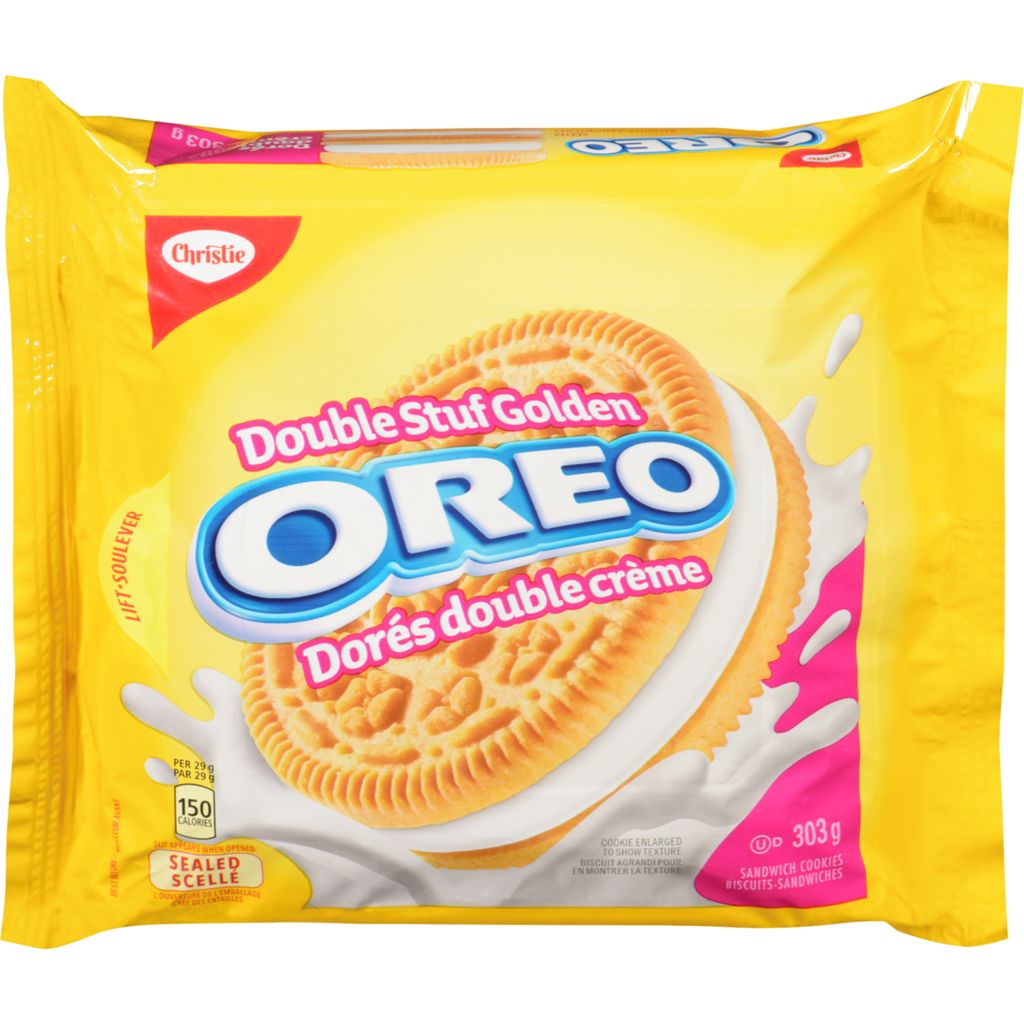 Oreo Double Stuf Golden Sandwich Cookies Loblaws