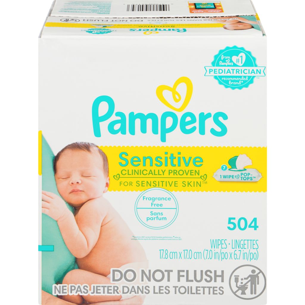 pampers sensitive fragrance free