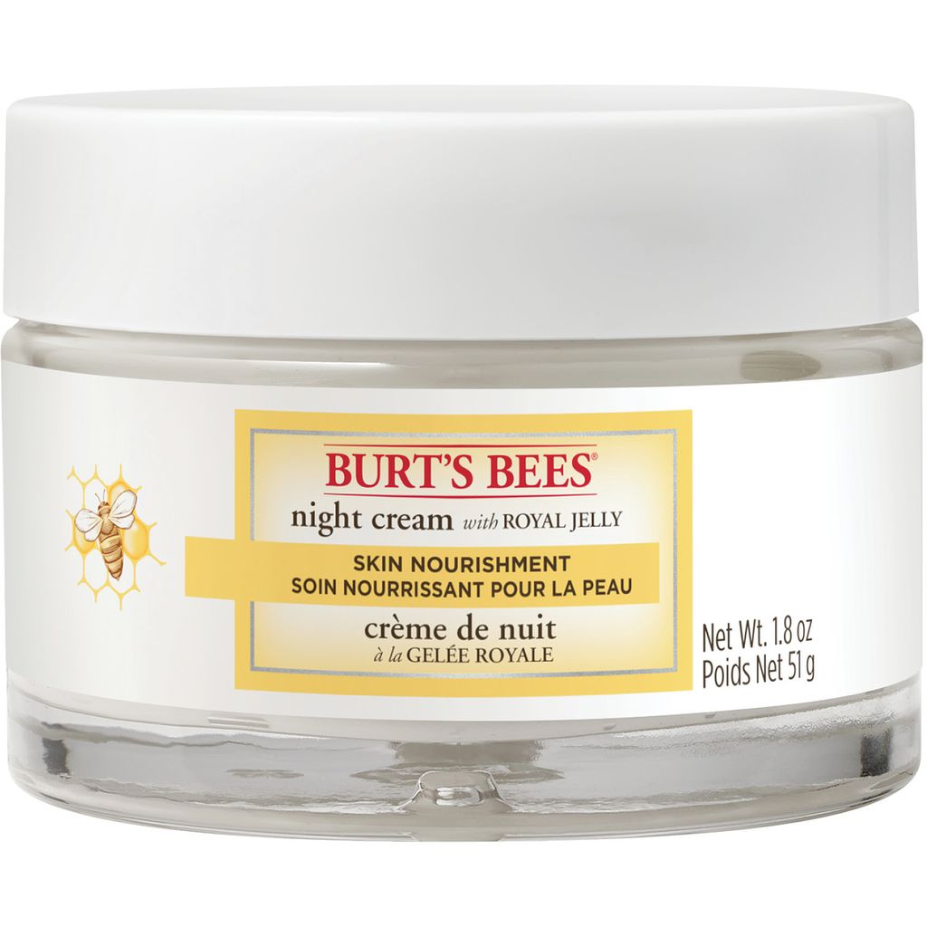 burt's bees night cream with royal jelly skin nourishment