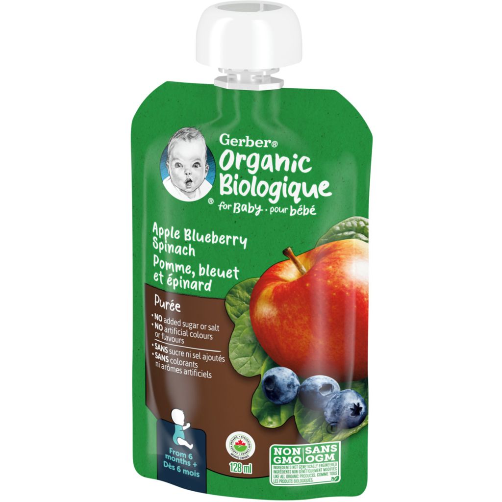 gerber puree baby food