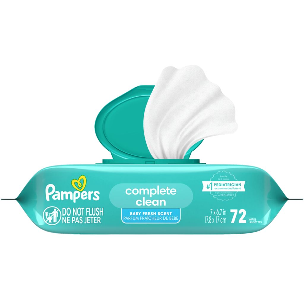 pampers complete clean scented baby wipes